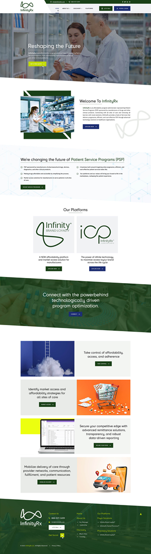 Web Design by Ved Web Services for InfinityRx | Design #31139128