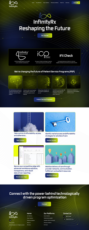 Web Design by creative.bugs for InfinityRx | Design: #31119233