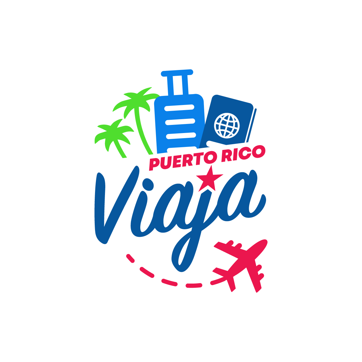 Logo Design by lastyles for Puerto Rico Viaja | Design #31105750