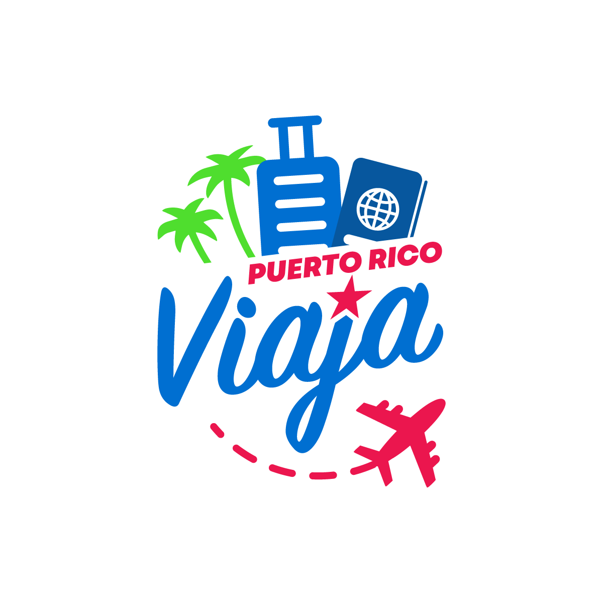 Logo Design by lastyles for Puerto Rico Viaja | Design #31105751