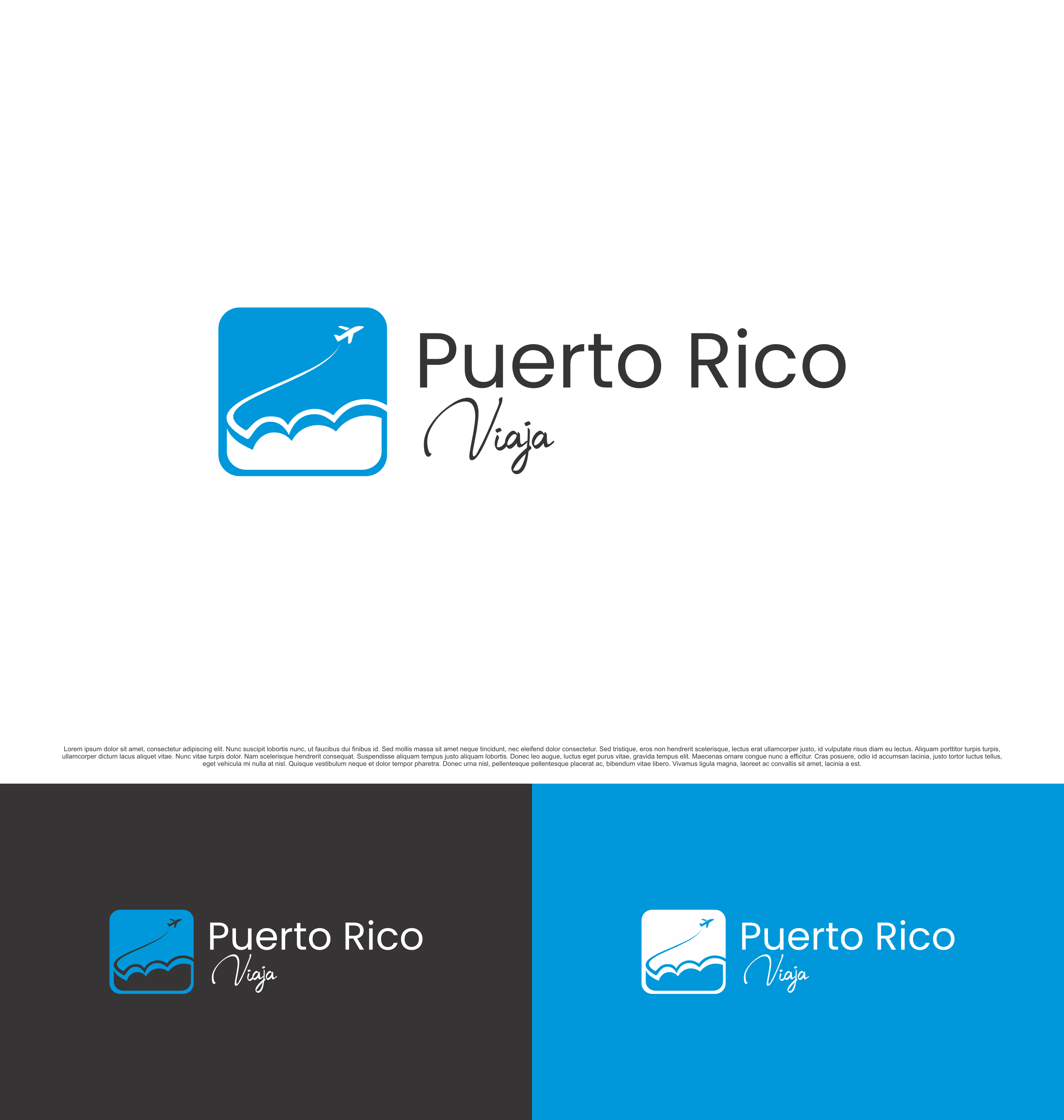 Logo Design by saesean for Puerto Rico Viaja | Design #31121753