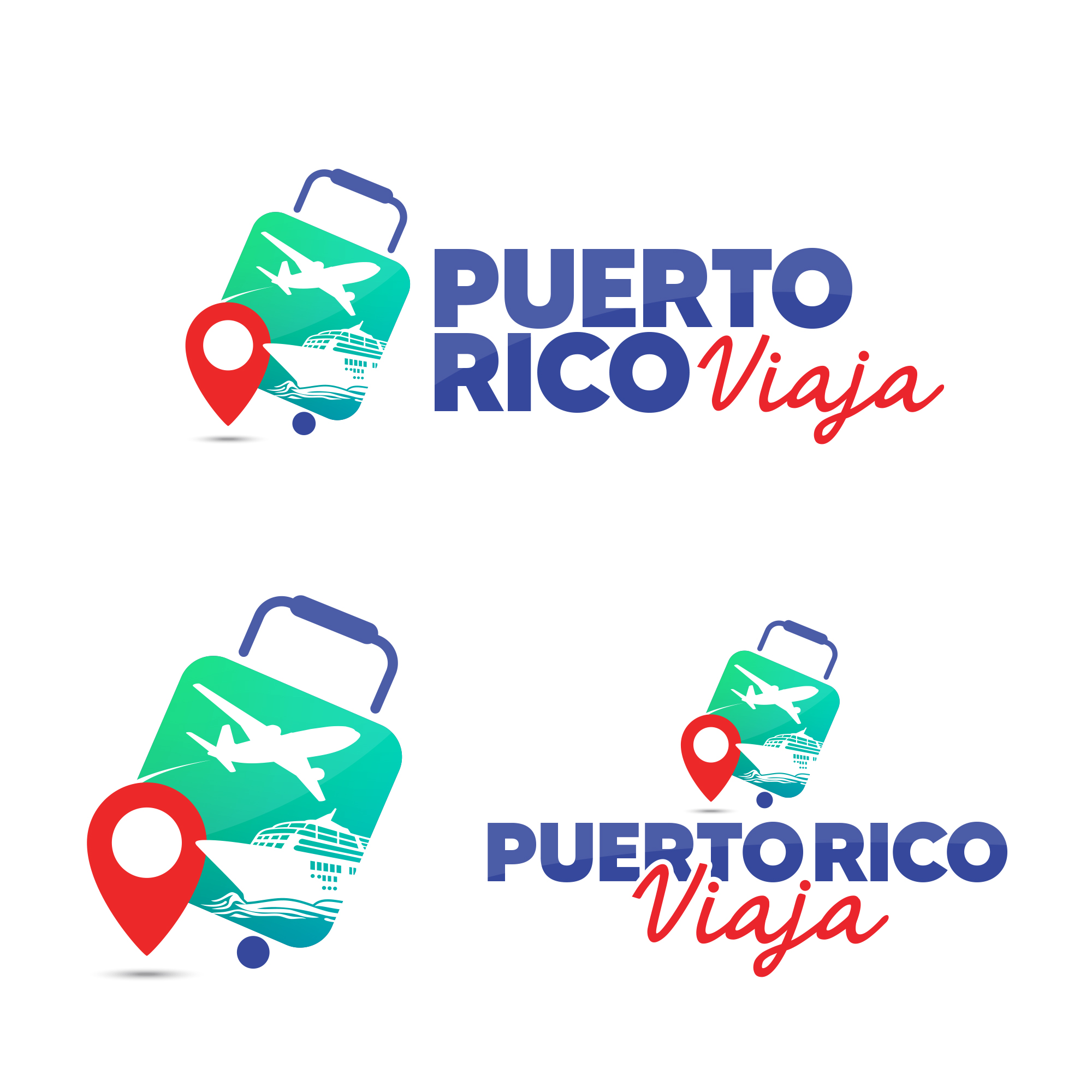 Logo Design by DSCMedia™ for Puerto Rico Viaja | Design #31141064