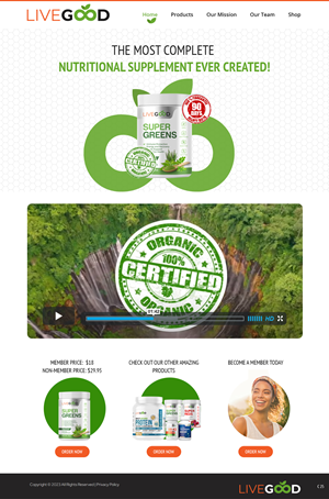 Landing Page-Design von pb für dieses Projekt | Design: #31105416