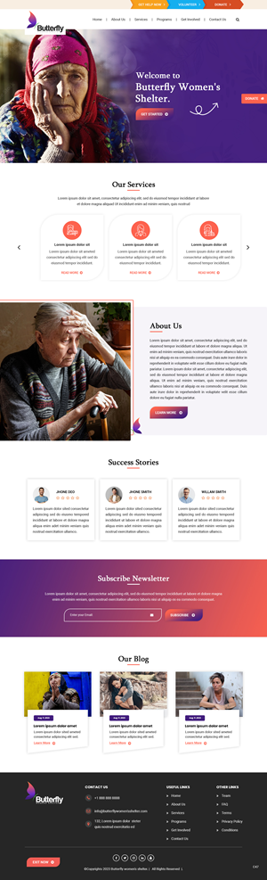 Web Design by pb for ONEELEVEN | Design: #31105514