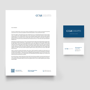 Business Card Design by LR Design for Cline Carroll & Bartell LLP | Design: #31134417