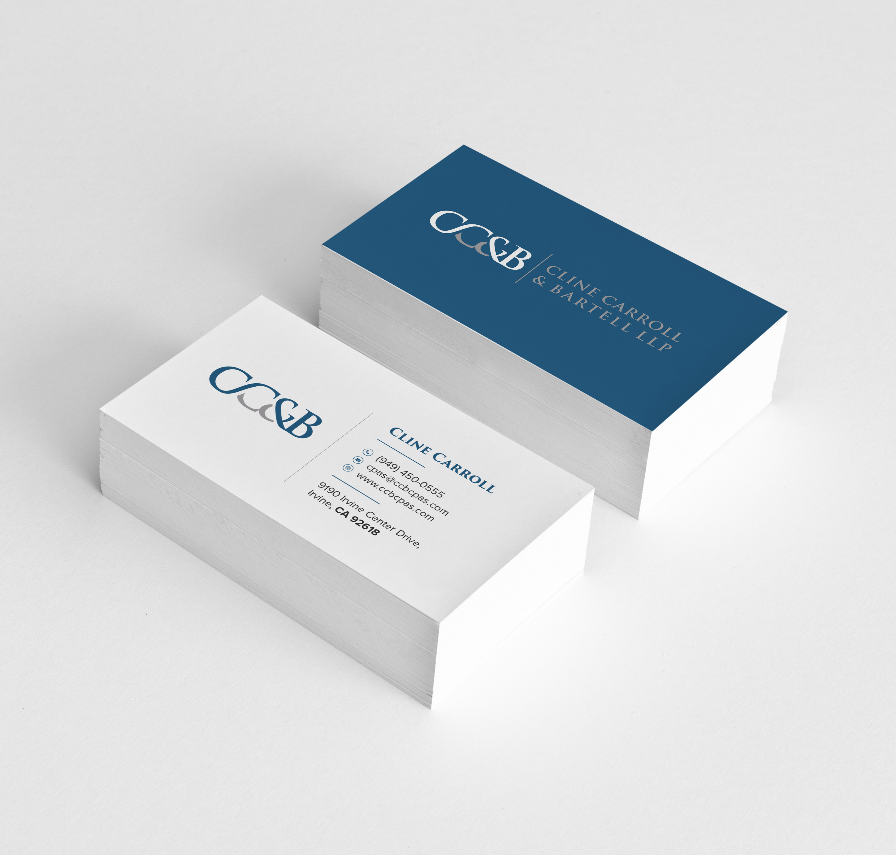 Business Card Design by Tilt for Cline Carroll & Bartell LLP | Design #31117129