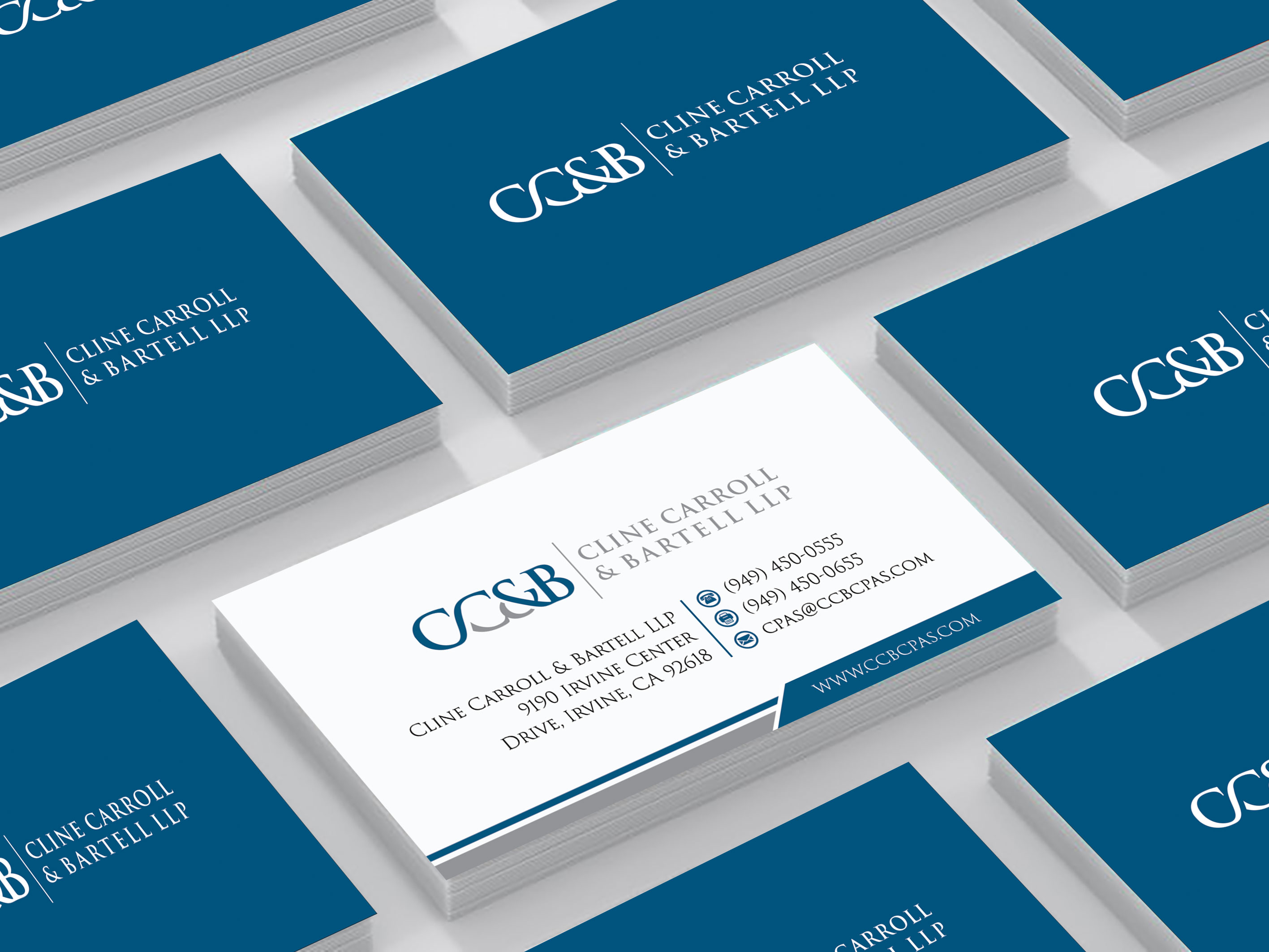 Business Card Design by sadikul islam for Cline Carroll & Bartell LLP | Design #31104203