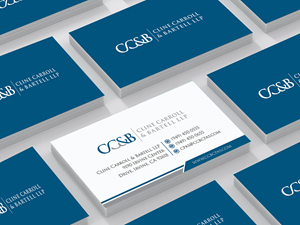 Business Card Design by sadikul islam for Cline Carroll & Bartell LLP | Design: #31104203