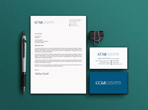 Business Card Design by sadikul islam for Cline Carroll & Bartell LLP | Design: #31106928