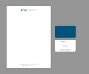Business Card Design by Andrés Sebastián for Cline Carroll & Bartell LLP | Design: #31106702