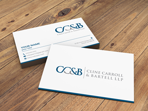 Business Card Design by Danial07 for Cline Carroll & Bartell LLP | Design: #31110054