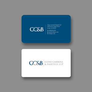 Business Card Design by Sun Moon Graphic Designer for Cline Carroll & Bartell LLP | Design: #31104920