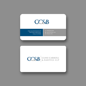 Business Card Design by Sun Moon Graphic Designer for Cline Carroll & Bartell LLP | Design: #31104927