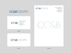 Business Card Design by Sun Moon Graphic Designer for Cline Carroll & Bartell LLP | Design: #31104931