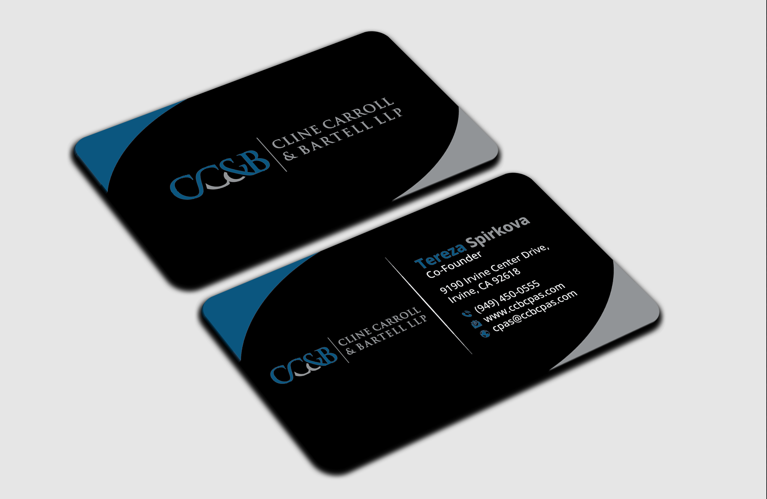 Business Card Design by DesignerShahadat for Cline Carroll & Bartell LLP | Design #31114727