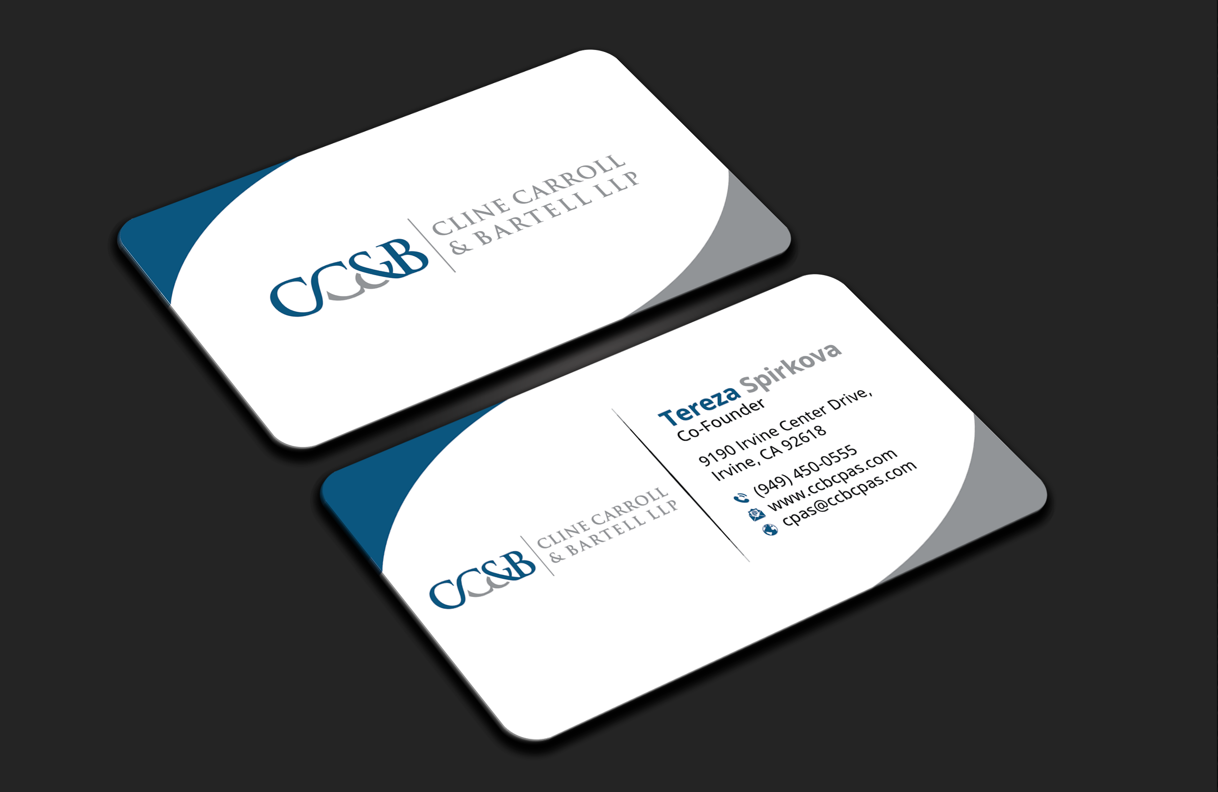 Business Card Design by DesignerShahadat for Cline Carroll & Bartell LLP | Design #31114731