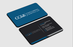 Business Card Design by DesignerShahadat for Cline Carroll & Bartell LLP | Design: #31114754