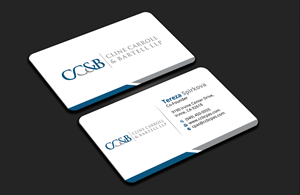 Business Card Design by DesignerShahadat for Cline Carroll & Bartell LLP | Design: #31114755