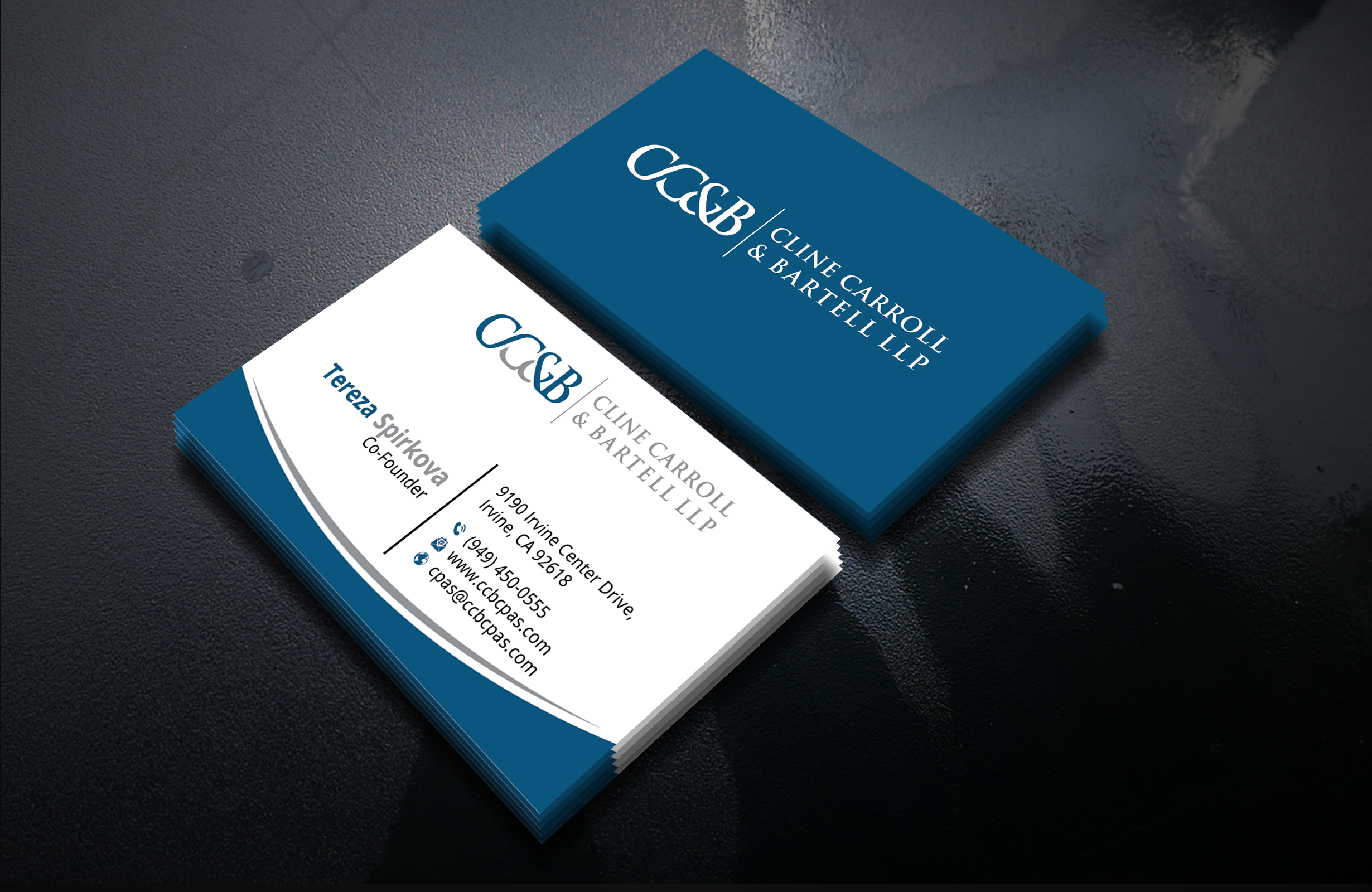 Business Card Design by DesignerShahadat for Cline Carroll & Bartell LLP | Design #31114788