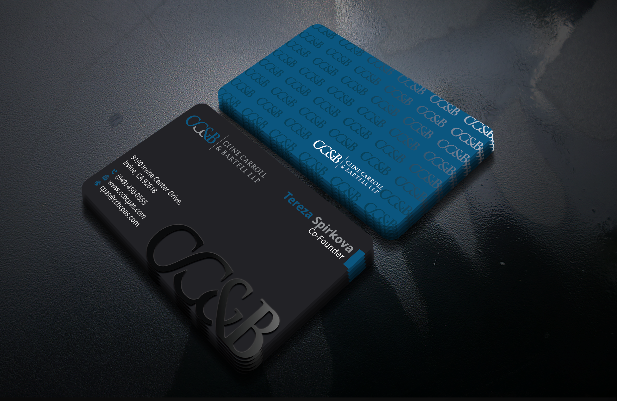 Business Card Design by DesignerShahadat for Cline Carroll & Bartell LLP | Design #31114845