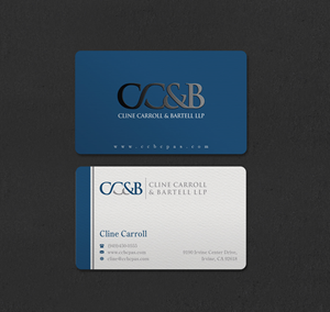 Business Card Design by INDIAN_Ashok for Cline Carroll & Bartell LLP | Design: #31110425