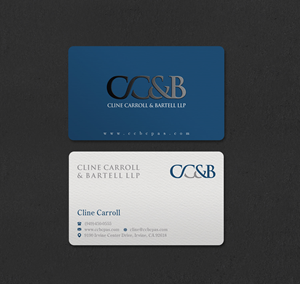 Business Card Design by INDIAN_Ashok for Cline Carroll & Bartell LLP | Design: #31110430