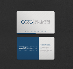 Business Card Design by INDIAN_Ashok for Cline Carroll & Bartell LLP | Design: #31110431