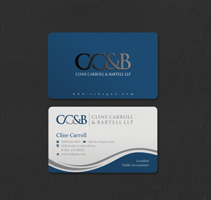 Business Card Design by INDIAN_Ashok for Cline Carroll & Bartell LLP | Design: #31110432