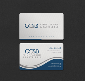 Business Card Design by INDIAN_Ashok for Cline Carroll & Bartell LLP | Design: #31110433