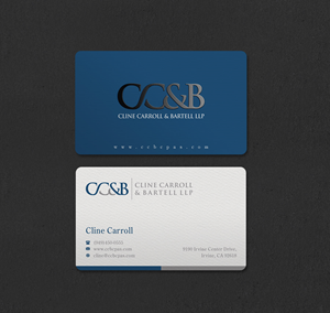 Business Card Design by INDIAN_Ashok for Cline Carroll & Bartell LLP | Design: #31110436