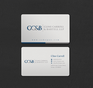 Business Card Design by INDIAN_Ashok for Cline Carroll & Bartell LLP | Design: #31110439