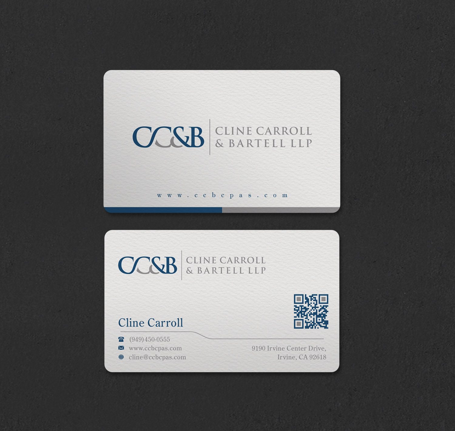 Business Card Design by INDIAN_Ashok for Cline Carroll & Bartell LLP | Design #31110440