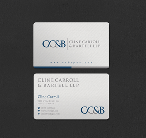 Business Card Design by INDIAN_Ashok for Cline Carroll & Bartell LLP | Design: #31110441