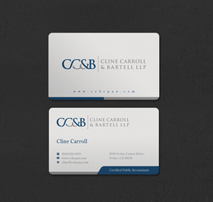 Business Card Design by INDIAN_Ashok for Cline Carroll & Bartell LLP | Design: #31110444