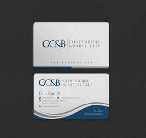 Business Card Design by INDIAN_Ashok for Cline Carroll & Bartell LLP | Design: #31110445