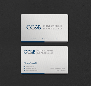 Business Card Design by INDIAN_Ashok for Cline Carroll & Bartell LLP | Design: #31110447