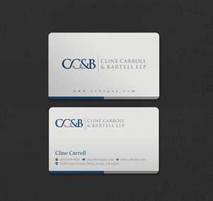 Business Card Design by INDIAN_Ashok for Cline Carroll & Bartell LLP | Design: #31110448
