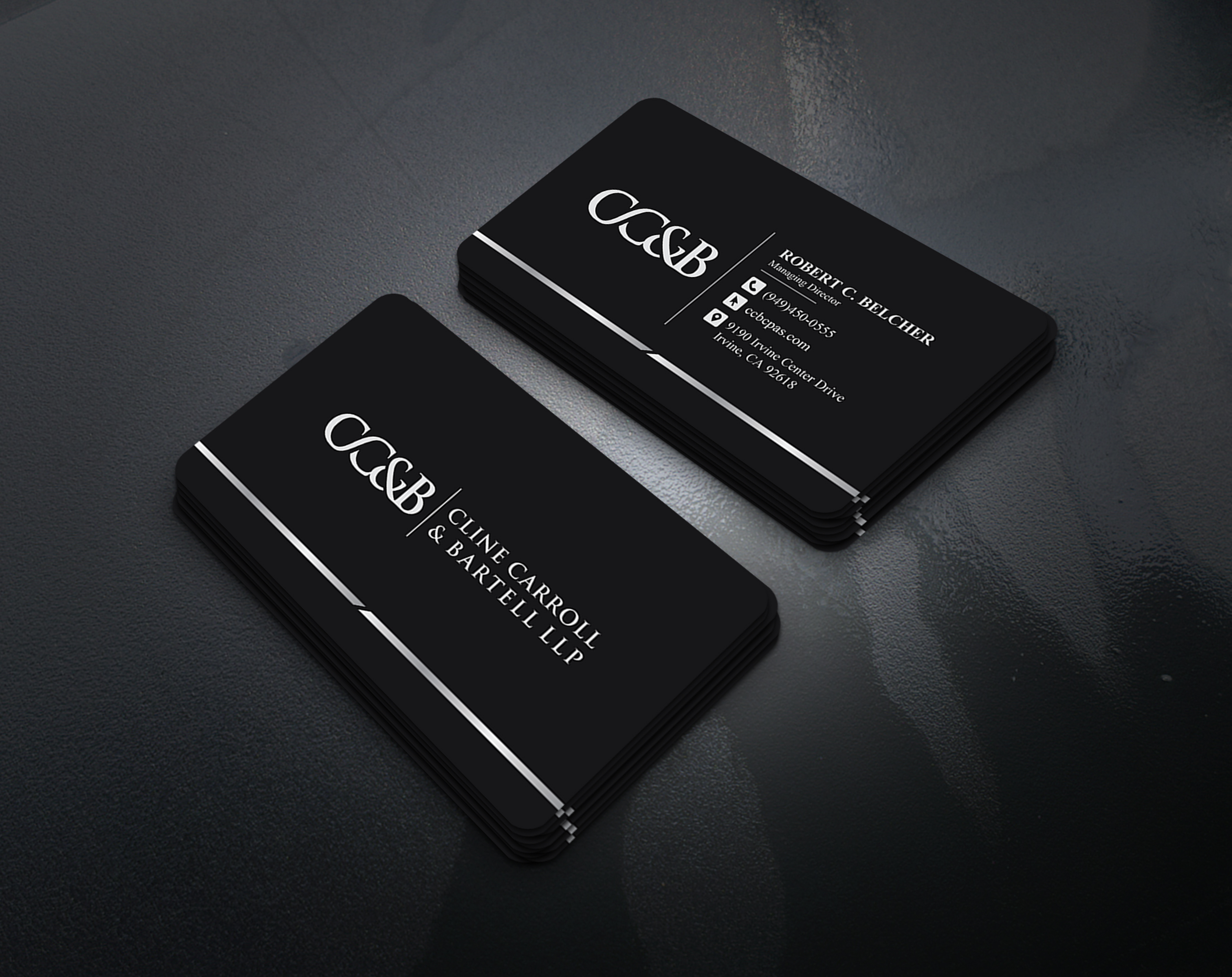 Business Card Design by artbitin for Cline Carroll & Bartell LLP | Design #31132663