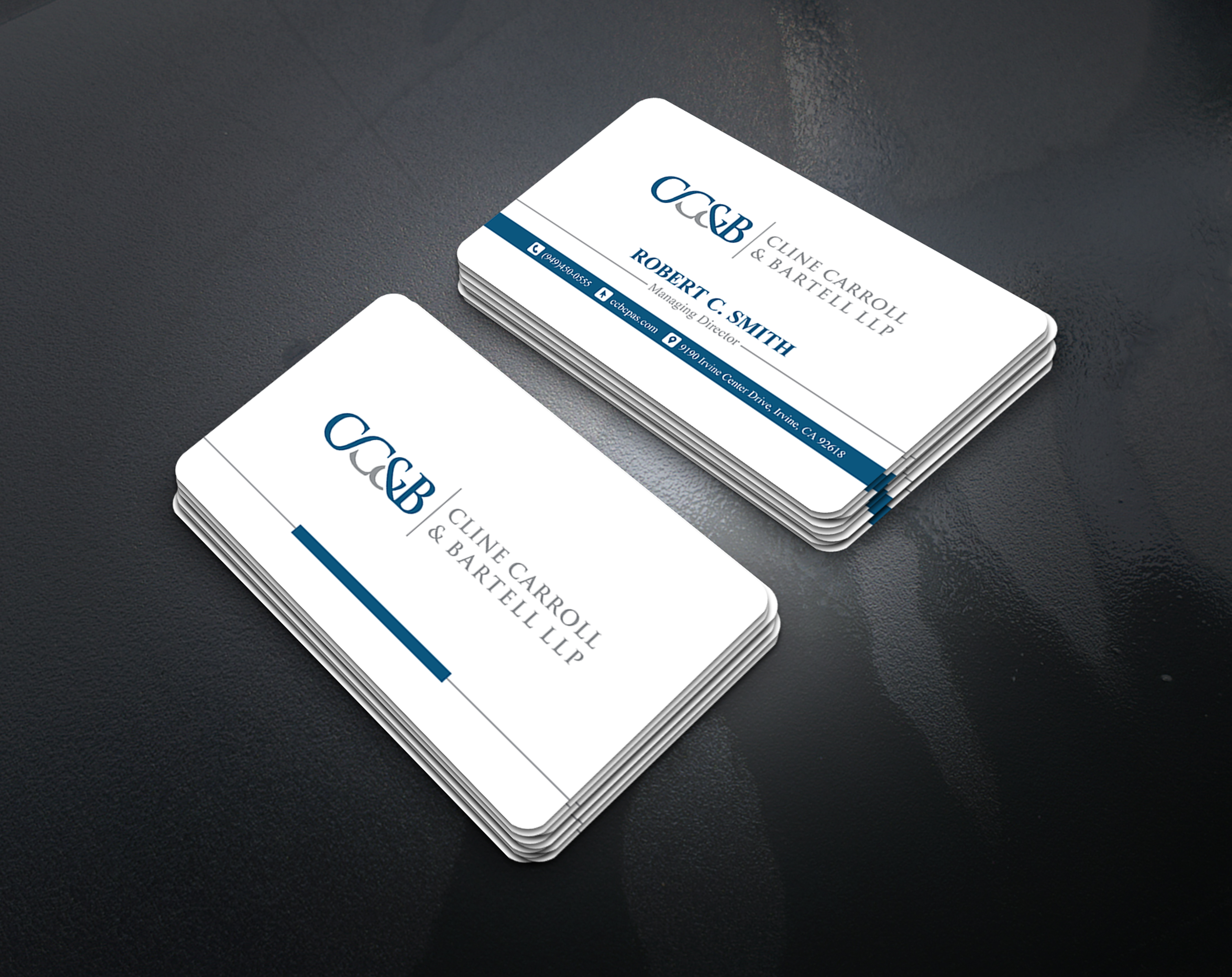 Business Card Design by artbitin for Cline Carroll & Bartell LLP | Design #31132665