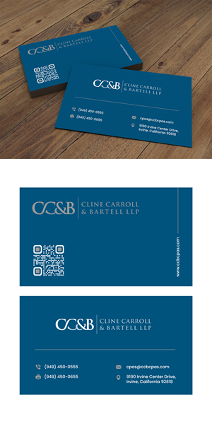 Business Card Design by debdesign for Cline Carroll & Bartell LLP | Design: #31109048