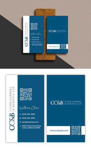 Business Card Design by debdesign for Cline Carroll & Bartell LLP | Design: #31109049