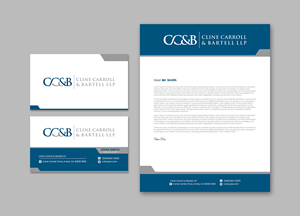 Business Card Design by debdesign for Cline Carroll & Bartell LLP | Design: #31110596