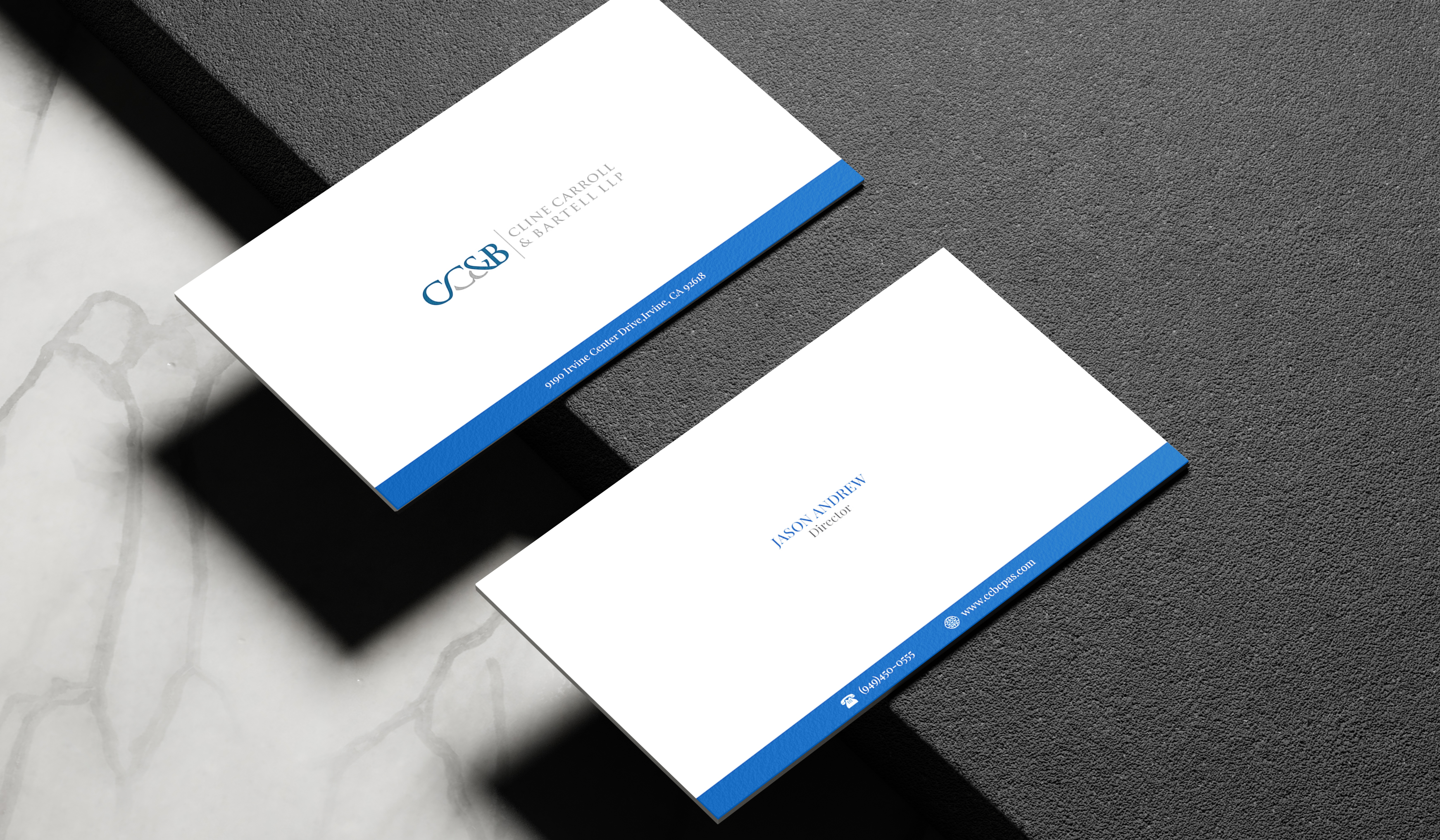 Business Card Design by Designing Birds for Cline Carroll & Bartell LLP | Design #31101468