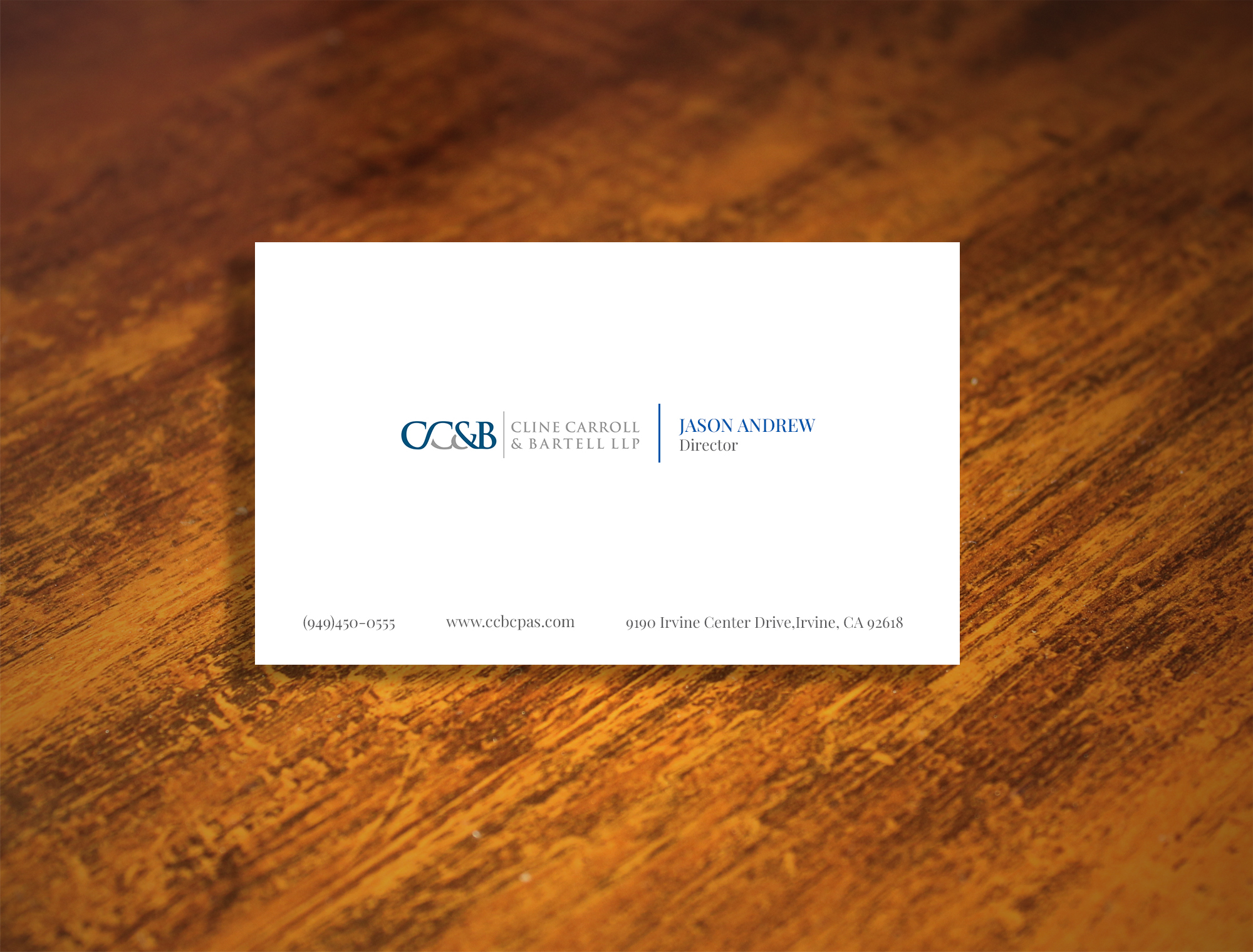 Business Card Design by Designing Birds for Cline Carroll & Bartell LLP | Design #31101547