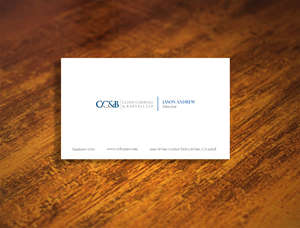 Business Card Design by Designing Birds for Cline Carroll & Bartell LLP | Design: #31101547