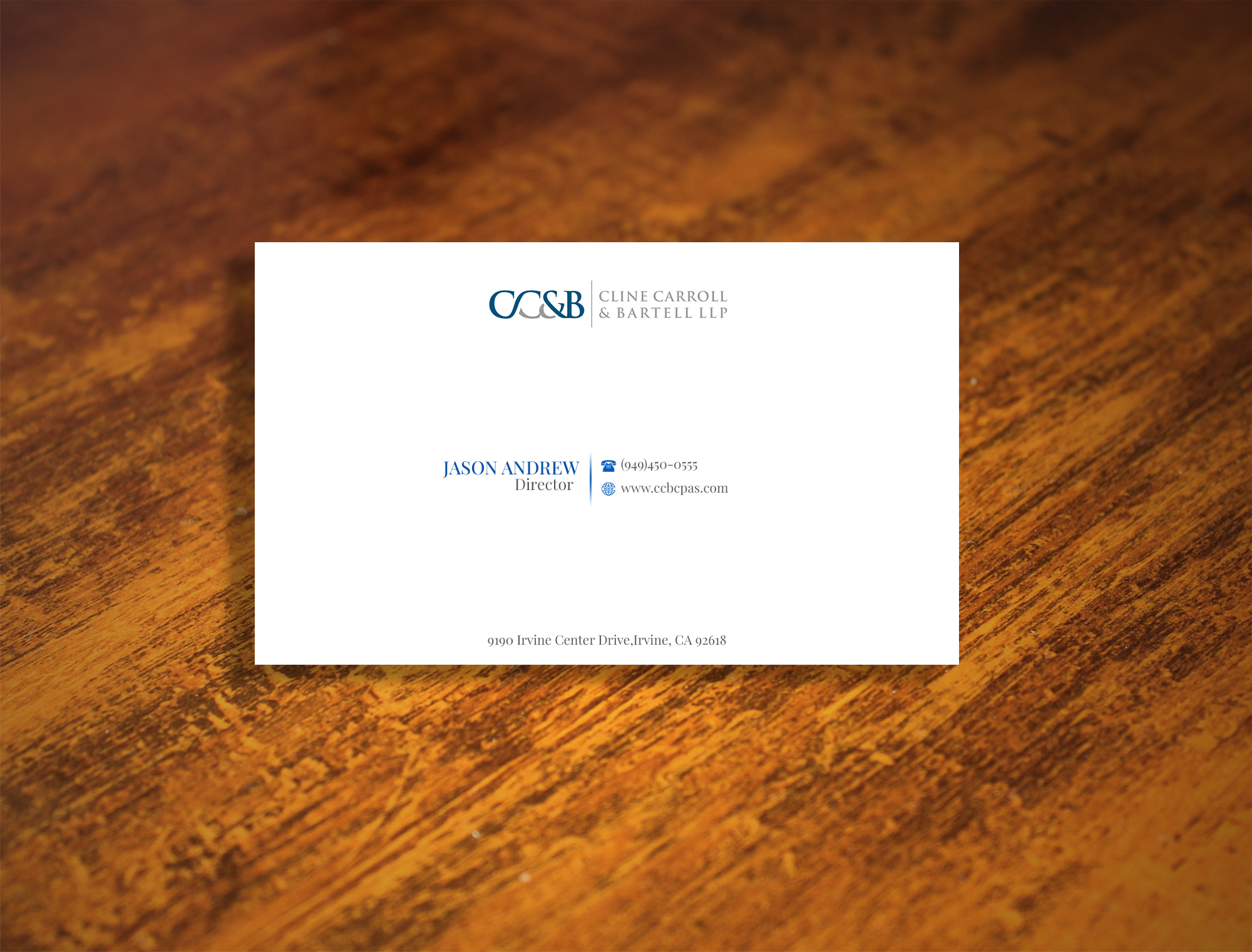 Business Card Design by Designing Birds for Cline Carroll & Bartell LLP | Design #31102063