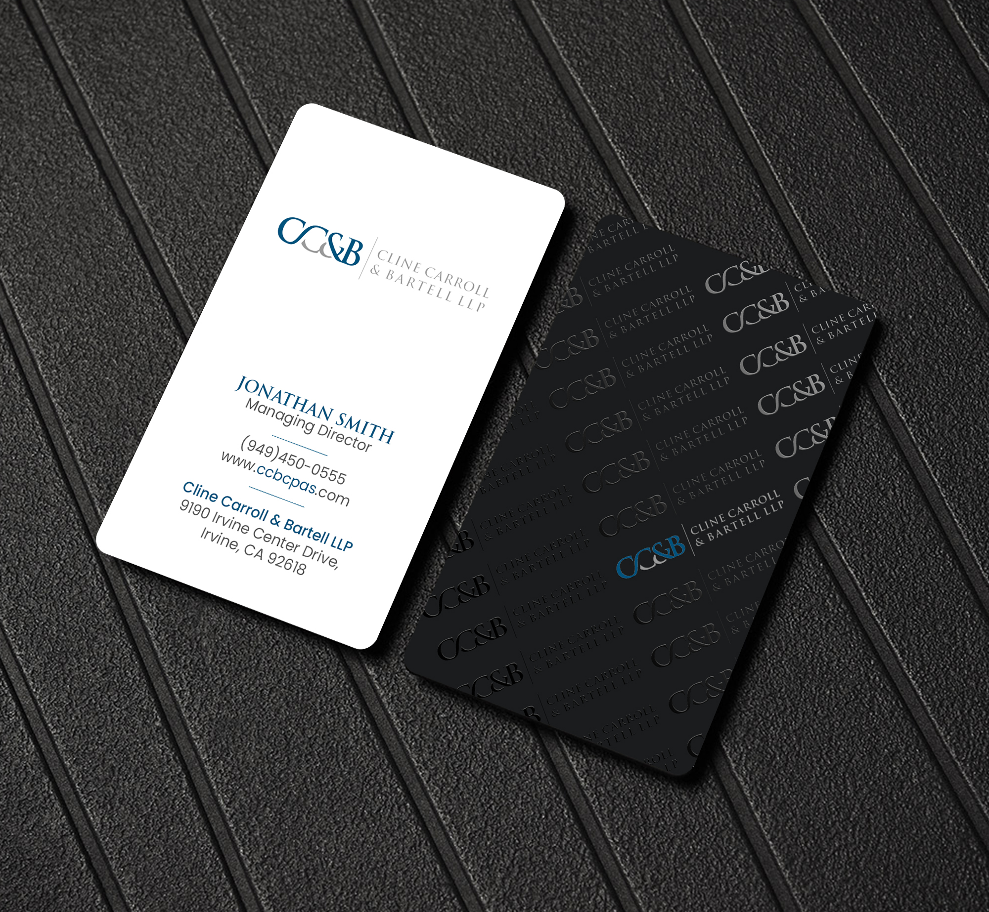 Business Card Design by Creations Box 2015 for Cline Carroll & Bartell LLP | Design #31102077