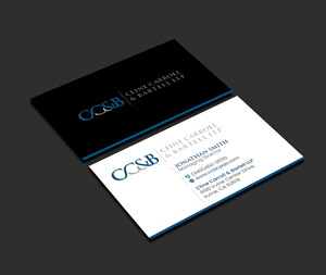 Business Card Design by Creations Box 2015 for Cline Carroll & Bartell LLP | Design: #31102089