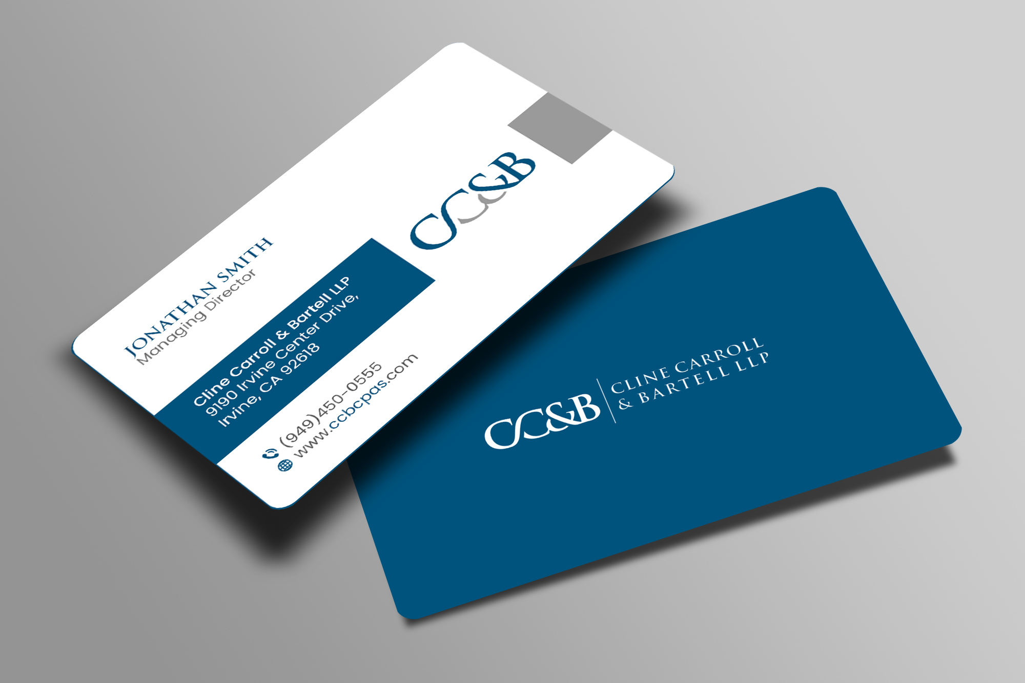 Business Card Design by Creations Box 2015 for Cline Carroll & Bartell LLP | Design #31102099