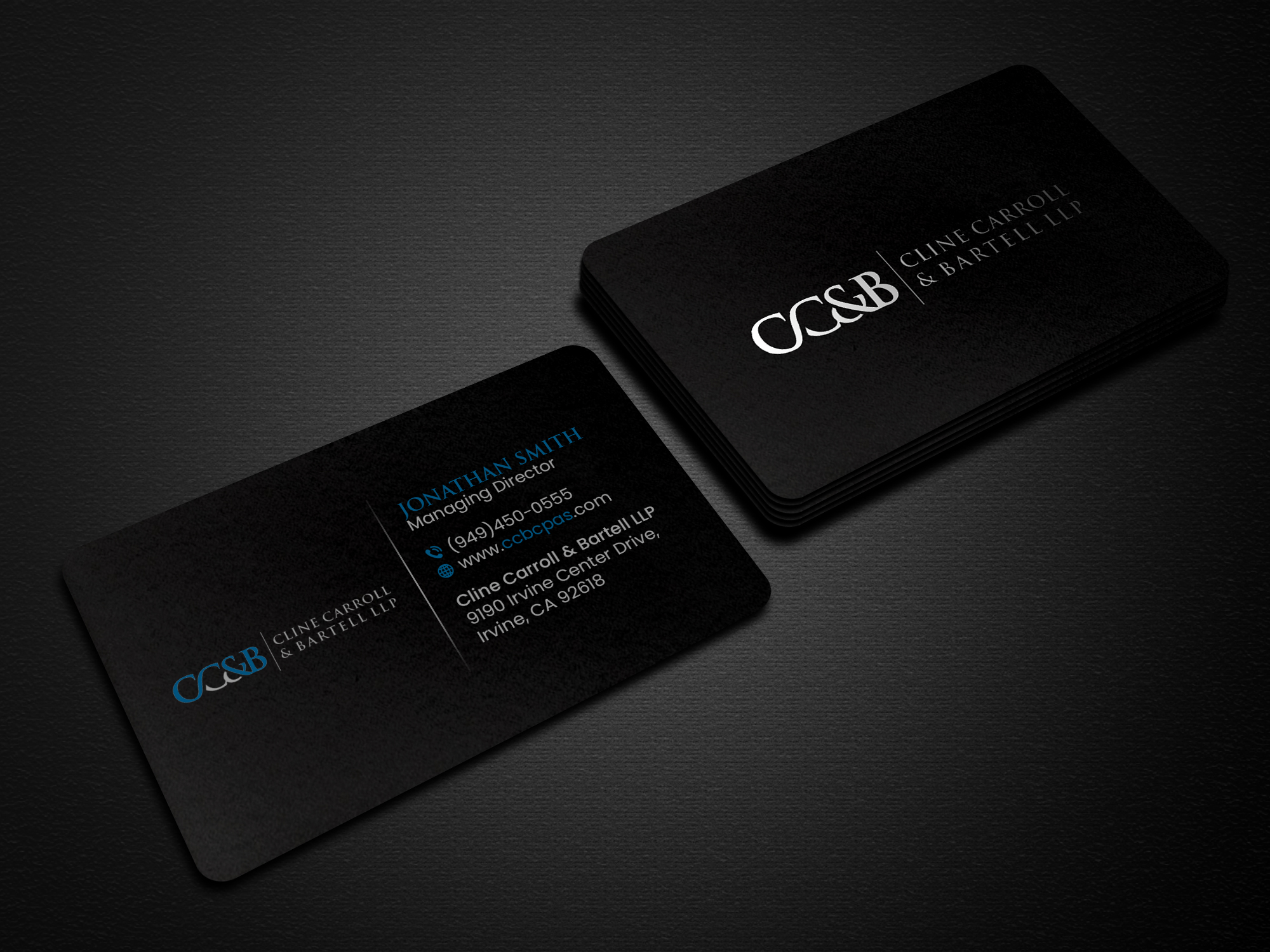 Business Card Design by Creations Box 2015 for Cline Carroll & Bartell LLP | Design #31102100